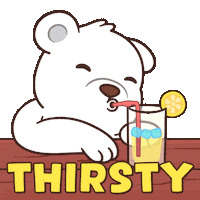 Refreshing Teddy Bear Sticker by BEARISH