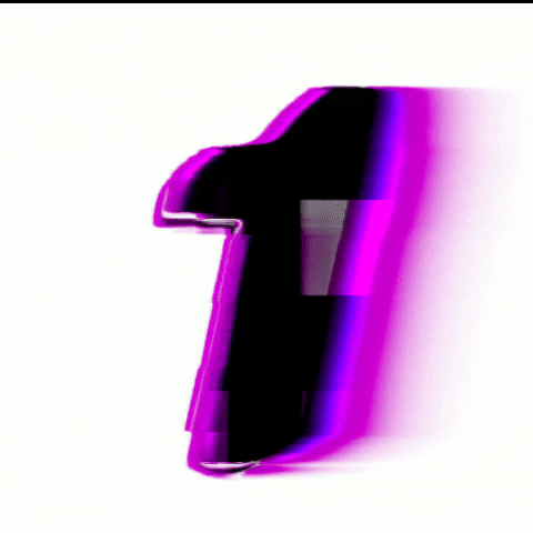 Glitch Numbers GIF by #BASILIO