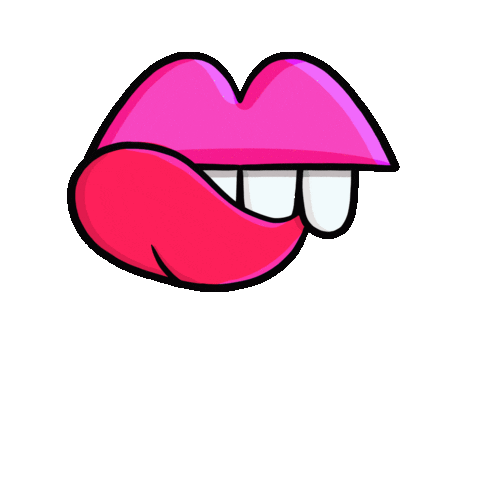 lazydaisykennedy hungry yum delicious tongue Sticker