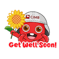 Sunflower Octo Sticker by CIMB Bank
