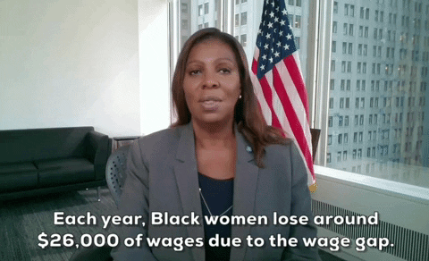 Black Womens Equal Pay Day GIF by GIPHY News