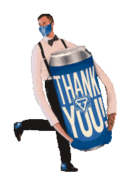 Beer Thank You Sticker by DSSOLVR