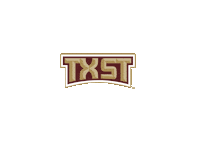San Marcos Eat Em Up Sticker by Texas State University