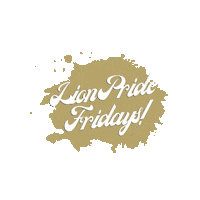 Black And Gold Pride Sticker by Lindenwood University
