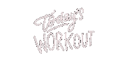 Working Out Sticker
