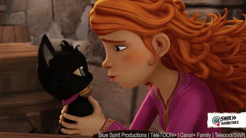 Cat Love GIF by SWR Kindernetz