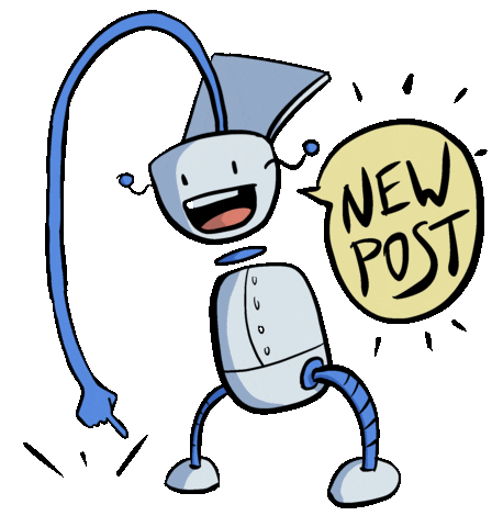 detai_art logo new post robot robo Sticker