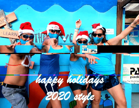 Curacao Christmas Xmas 2020 Glitch Caribbean Winter Vacation GIF by The Dive Bus, Curacao