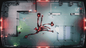 NullGames horror 80s intense shooter GIF