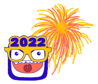 Happy New Year Snow Sticker by Snowman Labs