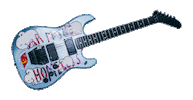 the atlas underground guitar Sticker by Tom Morello