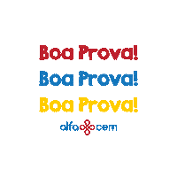 Prova Ensinomedio Sticker by Colégio Alfa CEM Bilíngue