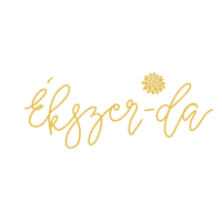 Text Gold Sticker by Textilekszer
