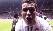 Cristiano Ronaldo Kiss GIF