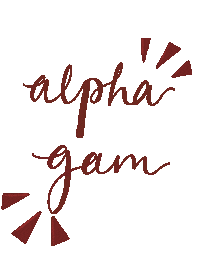 Sorority Alpha Gamma Delta Sticker