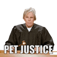 Gary Busey Pets Sticker by Gary Busey: Pet Judge