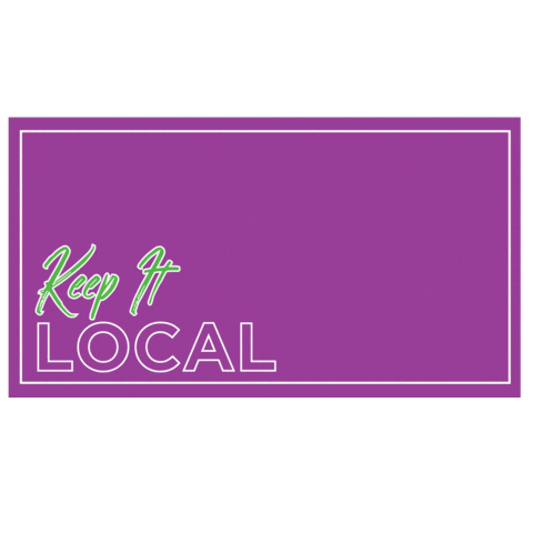 Shop Local Sticker by Fusion Media