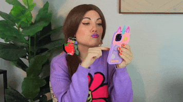 Girl Scrolling GIF by Jenny Lorenzo