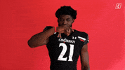University Of Cincinnati Reaction GIF by Cincinnati Bearcats