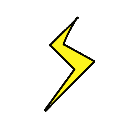 Neon Thunder Sticker