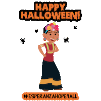 Jack O Lantern Dancing Sticker by UnidosUS