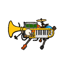音楽 Rooks Sticker