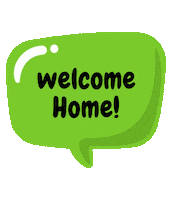 Welcome Home Text Sticker by Jackson Stanley REALTORS