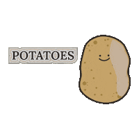 predominantlypaleo potato potatoes french fries potatos Sticker