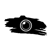 unadefoto glitch black photography camera Sticker