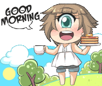 Good Morning Coffee Sticker by Jin