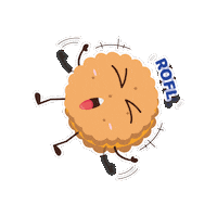 Happy Sticker by Julie's Biscuits