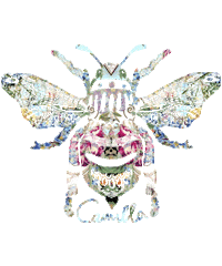 Bee Sticker by Camilla With Love Australia
