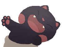 cat hello Sticker by magicatchoo