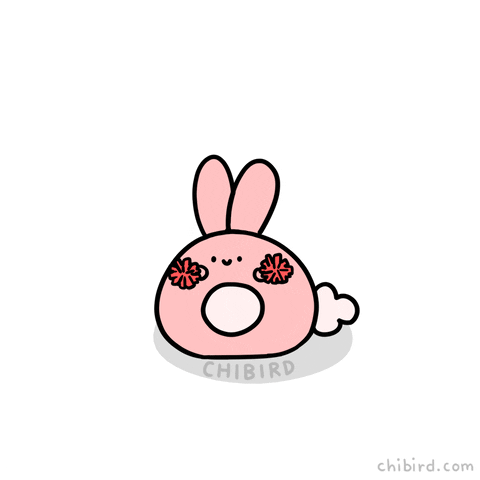 Bunny Support GIF by Chibird