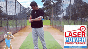 hitting home run GIF by Laser Power Swing Trainer