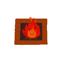 Fire Camping Sticker