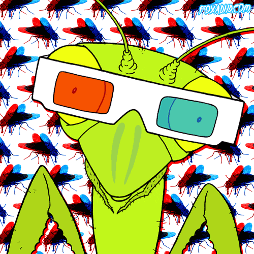 Praying Mantis 3D GIF by Animation Domination High-Def