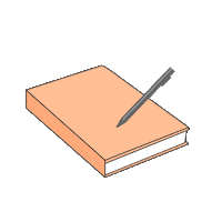TYPEHAYLEY illustration today writing pen Sticker