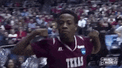 Flexing College Basketball GIF by NCAA March Madness