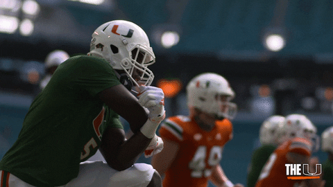 College Football Canes GIF by Miami Hurricanes