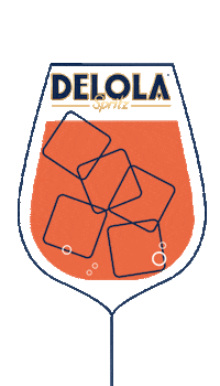 Delola cocktail jennifer lopez jlo spritz Sticker