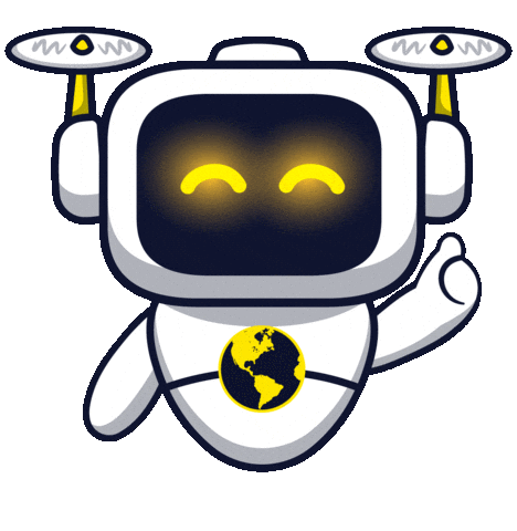 Robot Ok Sticker by Geosysteming