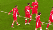 Celebration Congratulations GIF by Cliftonville Football Club