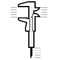 Scale Escala Sticker