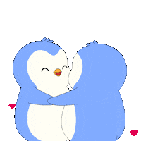 I Love You Hearts Sticker by Pudgy Penguins