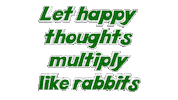 Happy Thoughts Sticker by OpticalArtInc.