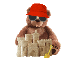 Teddy Bears Summer Sticker