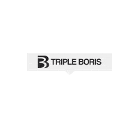 TripleBoris game heart pixel blue Sticker
