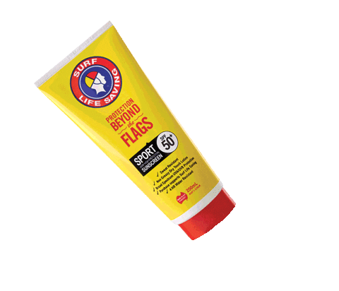 lifesavingqld giphyupload beach sunscreen sls Sticker