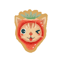 Meow Meow Wink Sticker